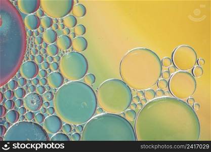 abstract multicolored bubbles texture