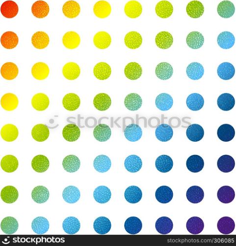 Abstract multicolored circles rainbow background. Abstract multicolored circles background