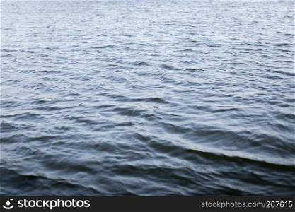Abstract nature background, Small wave water in the river.