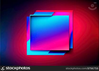 abstract neon background or product display layout with copy space. abstract neon background