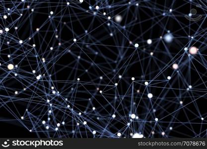 Abstract network. Abstract network background. 3D illustration
