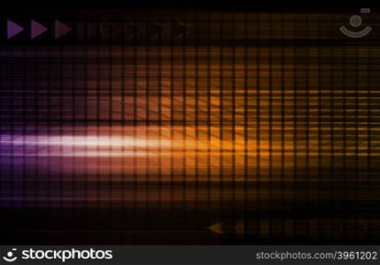 Abstract Network Illustration with System Data Art. Abstract Network Illustration