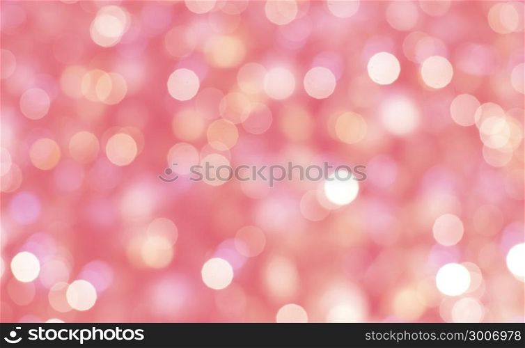 Abstract of bokeh pink pastel background