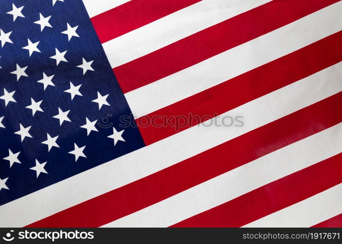 Abstract of Flat American Flag Background.