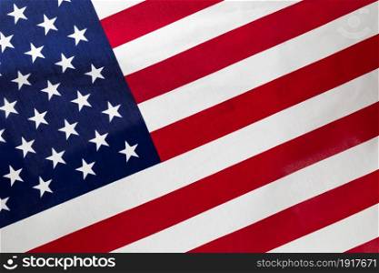 Abstract of Flat American Flag Background.