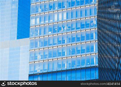 Abstract of office building exteriors