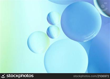 abstract oil bubbles background