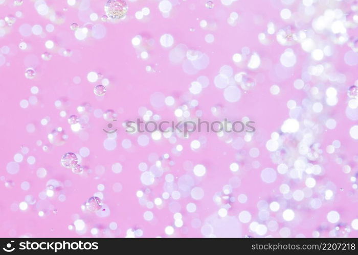 abstract oil pearls pink background