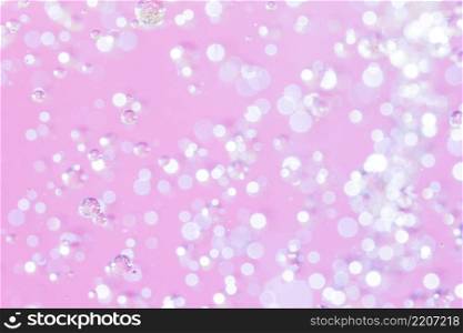 abstract oil pearls pink background
