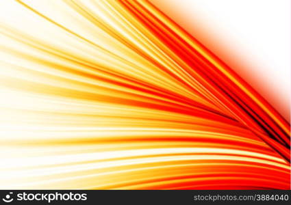 abstract orange background and digital wave with motion blur