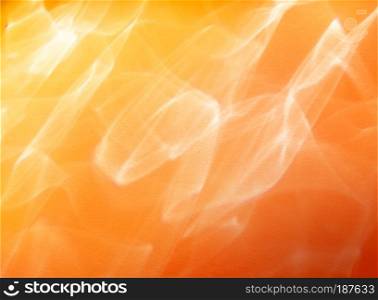 abstract orange background with smooth lines