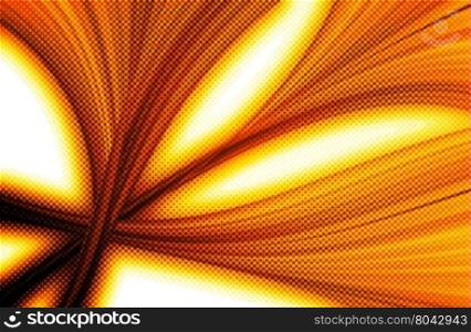 abstract orange color background and digital wave with motion blur