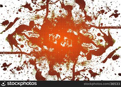 abstract orange color background splash water color for template