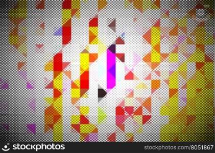 abstract orange color background with square pattern