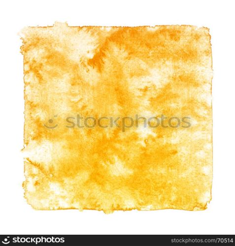 Abstract orange watercolor background - space for your own text