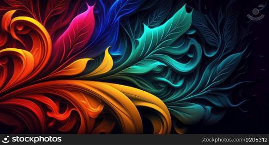 Abstract organic colorful background wallpaper design. distinct generative AI image.. Abstract organic colorful background wallpaper design