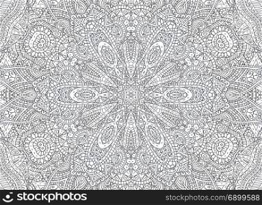 Abstract outline concentric pattern