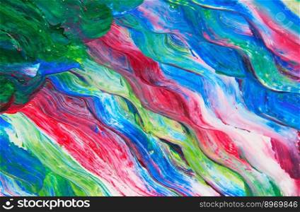 abstract pained canvas