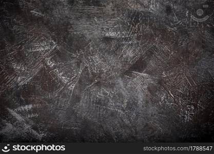 Abstract painted wall background texture . Concrete or plaster surface of table with copy space