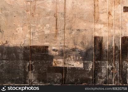 Abstract Painting Art: Beige and Black Colors