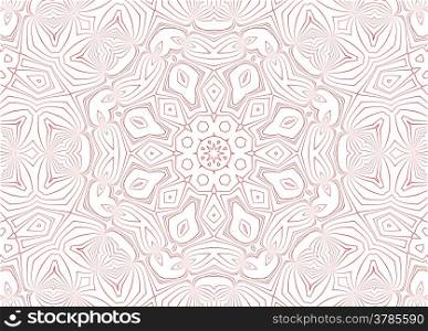 Abstract pattern of red lines on white background