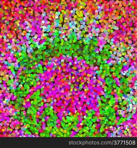 Abstract pink and green mosaic background texture, filler image