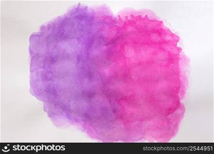 Abstract Pink and Purple or Magenta Watercolor Background