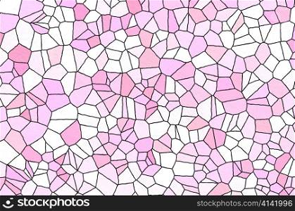Abstract pink and white pattern