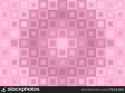 Abstract pink background of squares