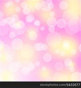 Abstract pink background with bokeh and sparkless