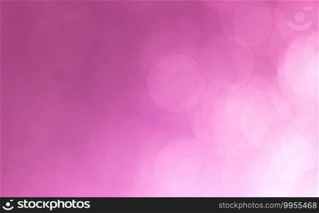 Abstract pink bokeh and gradient background
