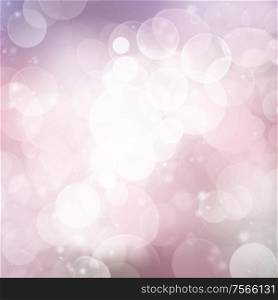 abstract pink festive defocused background with light beams