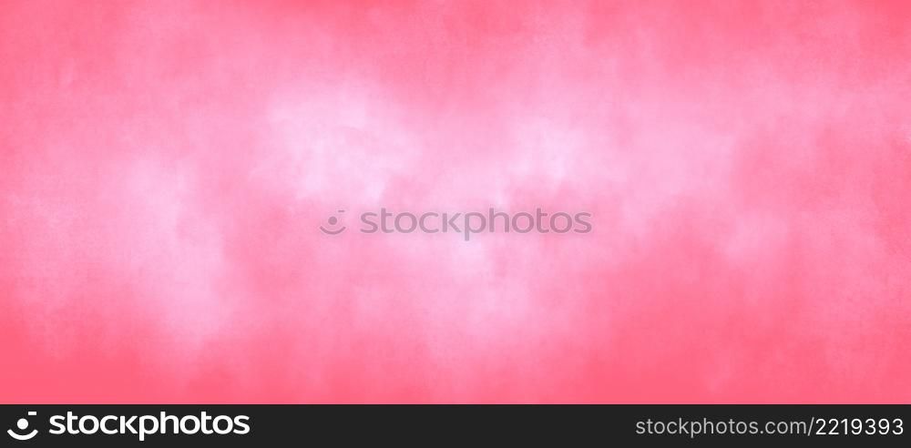 Abstract pink paper background texture, illustration, soft blurred texture in center with blank , simple elegant white background