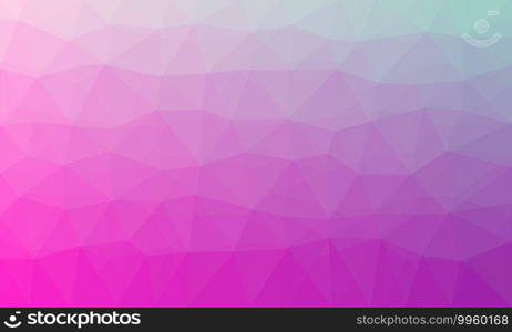 Abstract pink polygonal or triangular pattern background.