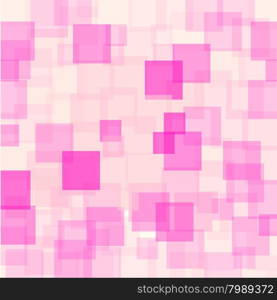 Abstract Pink Squares Background. Abstract Pink Squares Futuristic Pattern. Abstract Pink Squares Futuristic Pattern