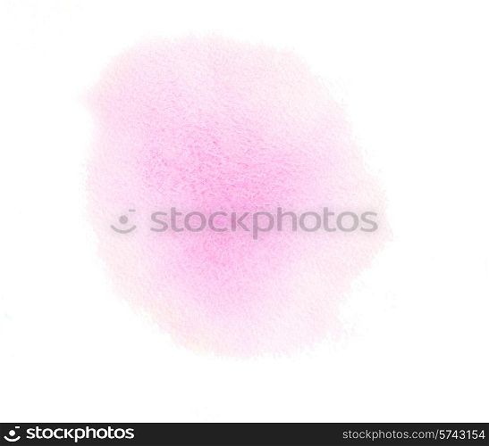 Abstract pink watercolor background for design