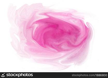 Abstract pink watercolor on white background, 3d rendering