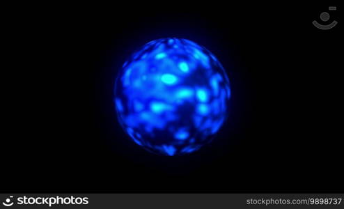 Abstract plasma sphere with a iridescent surface. 3D rendering background, computer generated. Abstract plasma ball with a iridescent surface. 3D rendering background, computer generated