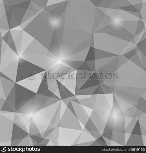 Abstract Polygonal Background. Abstract Geometric Grey Pattern. Polygonal Background