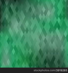 Abstract Polygonal Green Background. Abstract Green Pattern.. Green Background