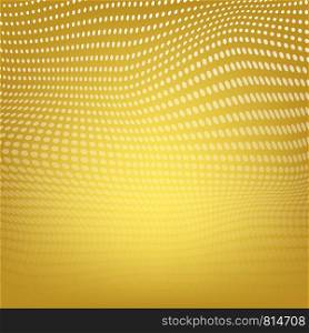 Abstract Polygonal Space. Low Poly Yellow Background with Connecting Dot. Big Data. Connection Structure. Grid with Dots Texture.. Polygonal Space. Low Poly Yellow Background with Connecting Dot. Big Data. Connection Structure. Grid with Dots Texture