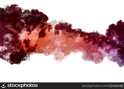 abstract powder splatted background. Colorful powder explosion on white background. Colored cloud