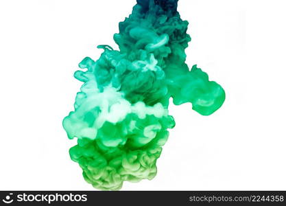 abstract powder splatted background. Colorful powder explosion on white background. Colored cloud