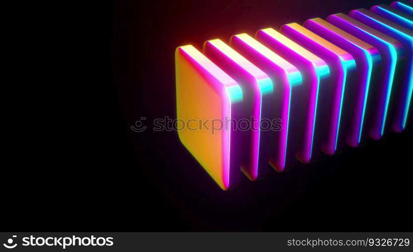 Abstract rainbow rectangles. Computer generated 3d render Abstract rainbow rectangles. Computer generated 3d render. Abstract rainbow rectangles