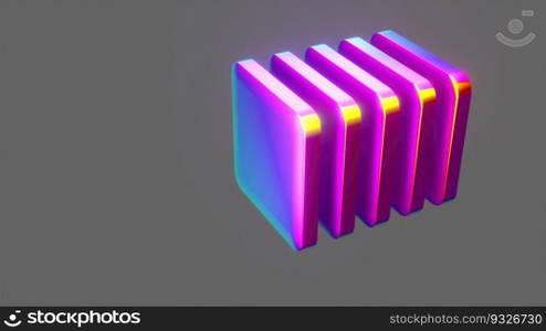 Abstract rainbow rectangles. Computer generated 3d render Abstract rainbow rectangles. Computer generated 3d render. Abstract rainbow rectangles