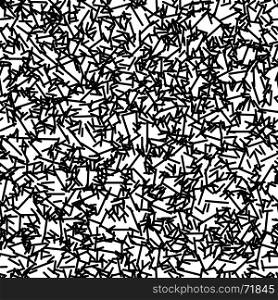 Abstract Random Black White Pattern. Line Background. Abstract Random Black White Pattern