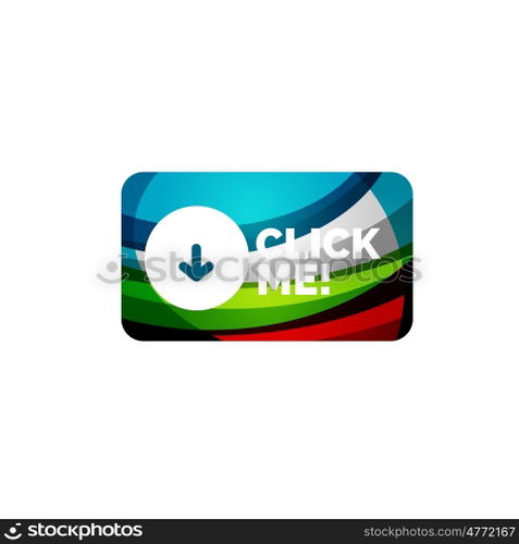 Abstract rectangle button template. abstract rectangle button template