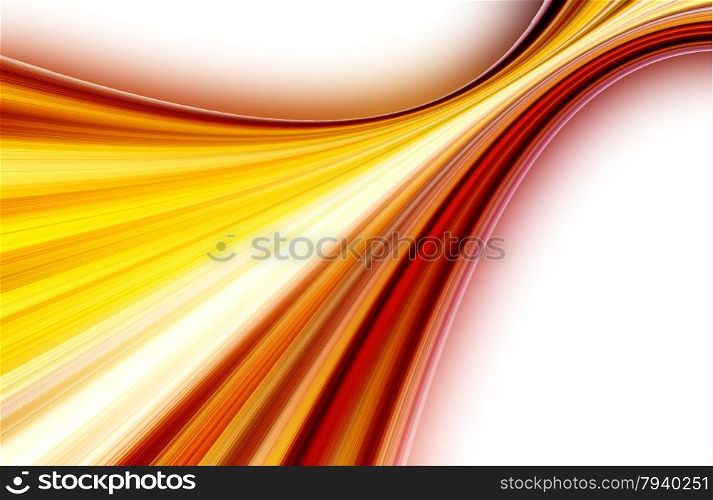 abstract red and yellow background and digital wave with motion blur