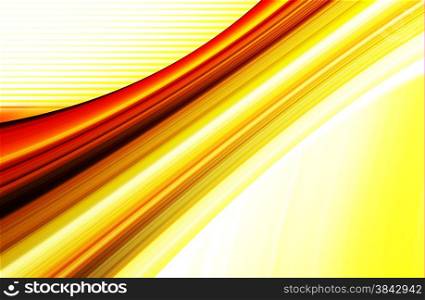 abstract red and yellow background with motion ray technology and digital wave