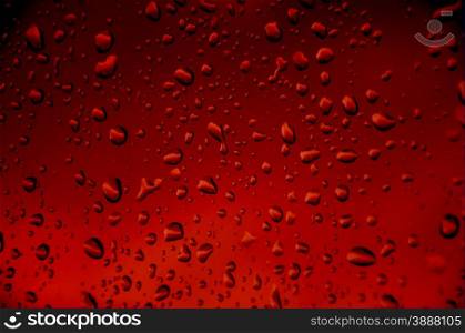 abstract red background and drop water